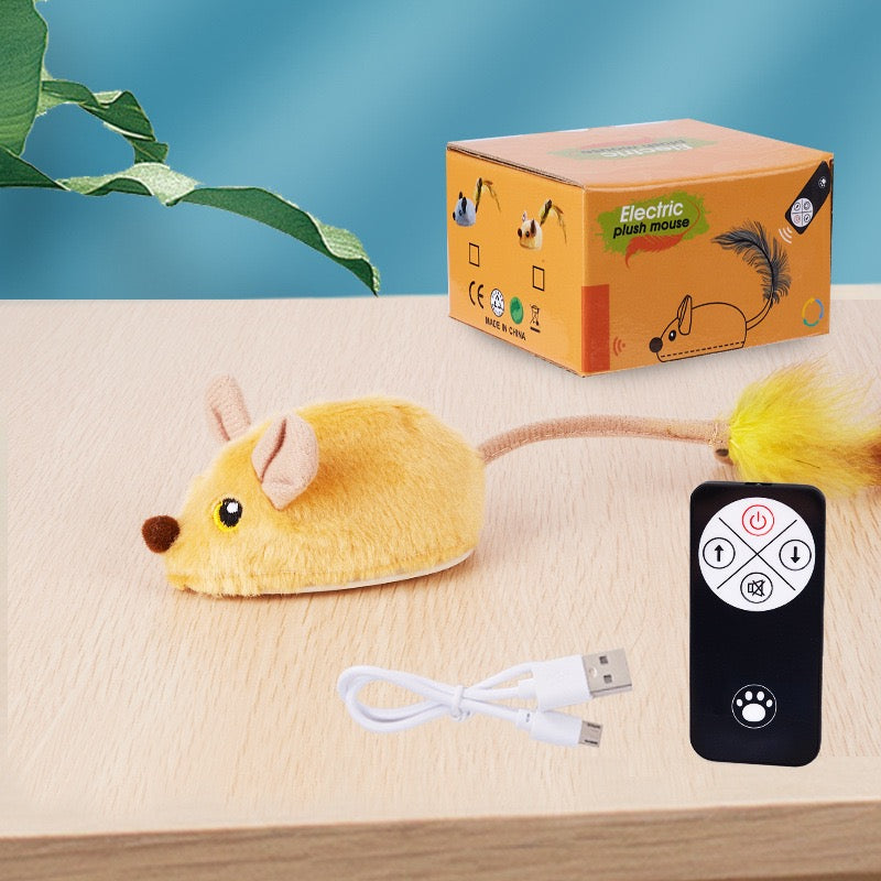 Milou & Lumi Interactive Remote Control Cat Teaser Mouse Toy