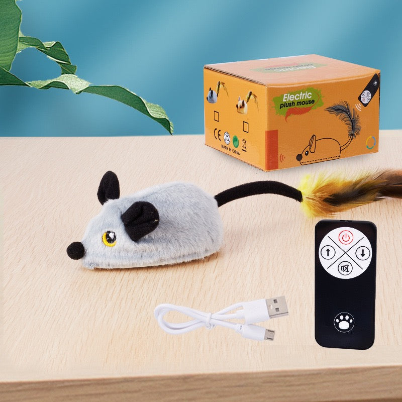 Milou & Lumi Interactive Remote Control Cat Teaser Mouse Toy