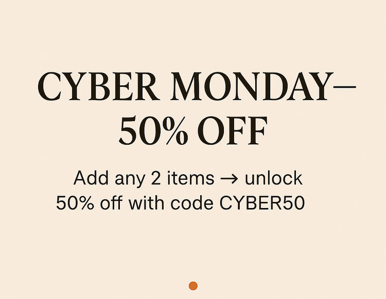 Cyber Monday — 50% Off Ends Tonight