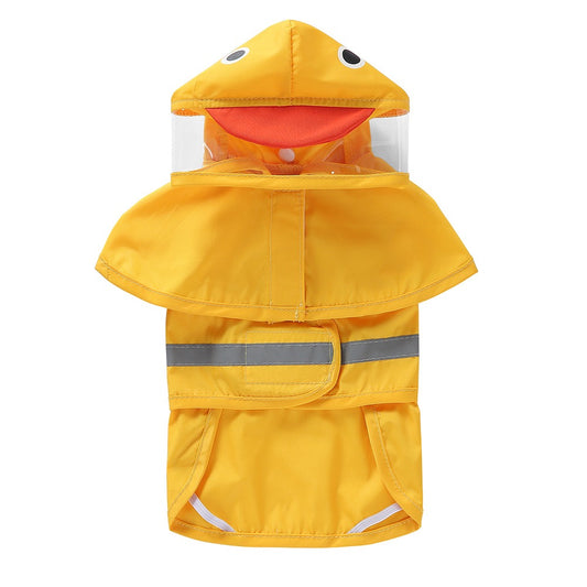 Milou & Lumi Waterproof Raincoat with Hood - Yellow Duck