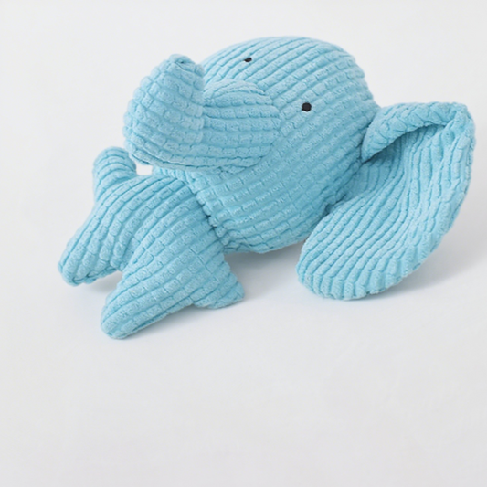 Milou & Lumi Pet Plush Squeaky Toy - Elephant