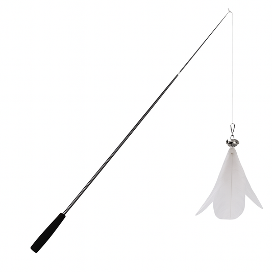 Milou & Lumi Telescopic Feather Cat Teaser Wand