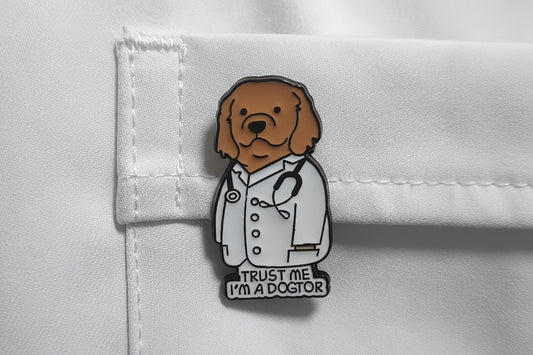🩺 “Trust Me, I’m a Dogtor” & “Trust Me, I’m a Duckctor” Pins
