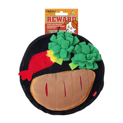 Milou & Lumi Pet Snuffle Mat Treat Hiding Toy - Steak