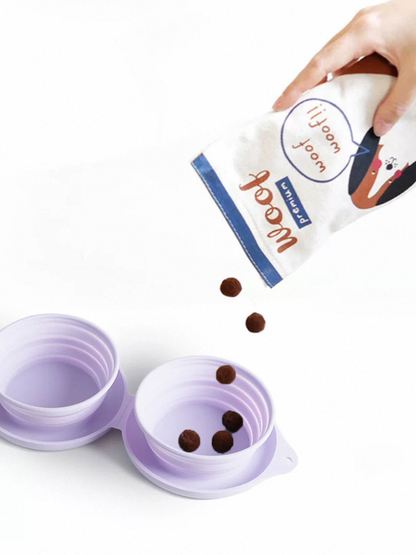 Milou & Lumi Foldable Pet Travel Bowl