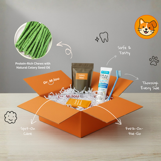 Dr. Milou Complete Brush Routine Pet Dental Care Kit
