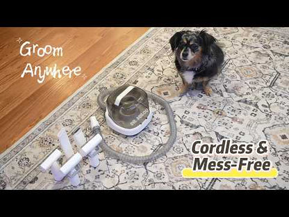 Salon Results at Home, Mess-Free | CalmCare™ Cordless Vacuum Grooming Kit by Dr. Milou