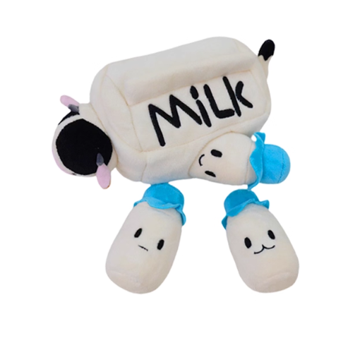 Milou & Lumi Pet Plush Chew Toy - Milk